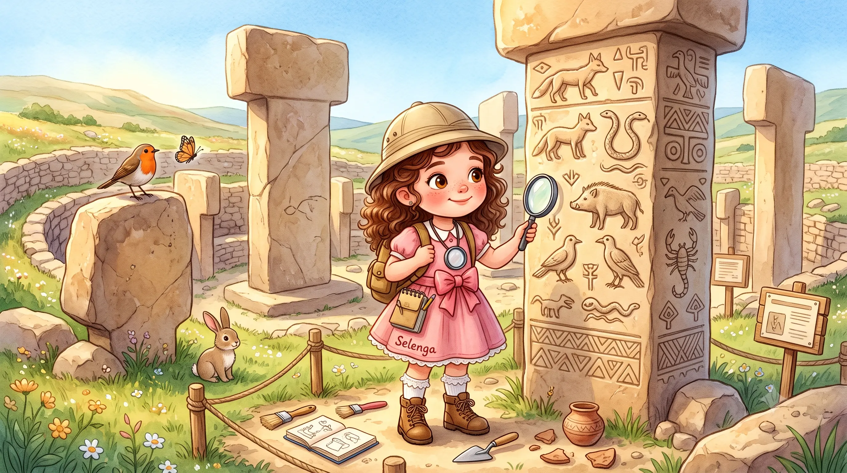 Selenga'nın Göbekli Tepe'deki Gizemli Taşları: Küçük Arkeologlar için Macera