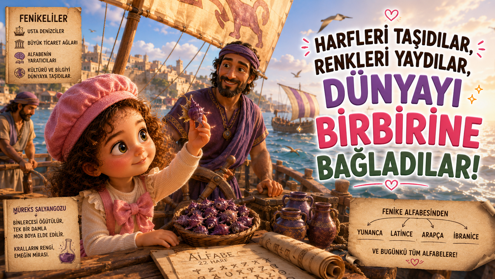 Selenga Fenikelilerle Denizde — Alfabenin Doğuşu