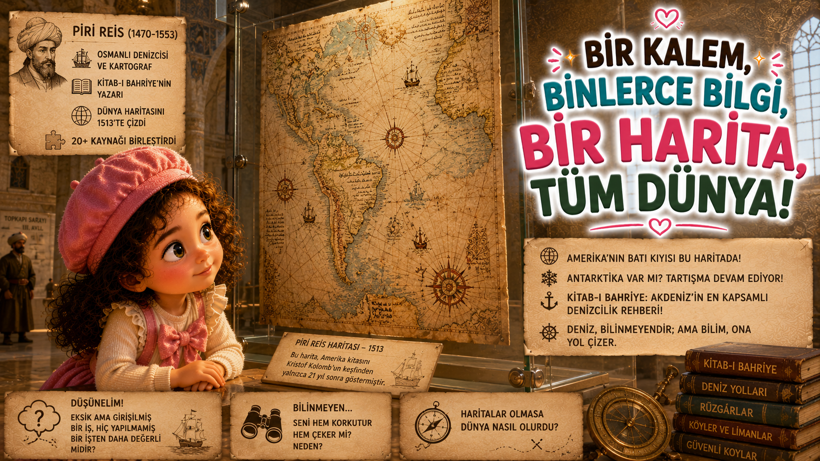 Selenga Piri Reis'in Haritasında